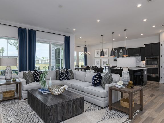 Open, airy floorplan