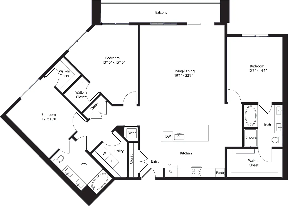 Floor plan Mimosa