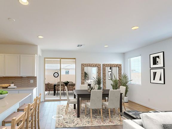 Great Room in Clover Floor Plan at Highland Sage