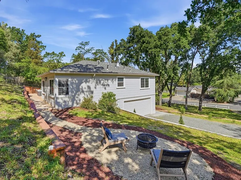 Surrounded by mature landscaping