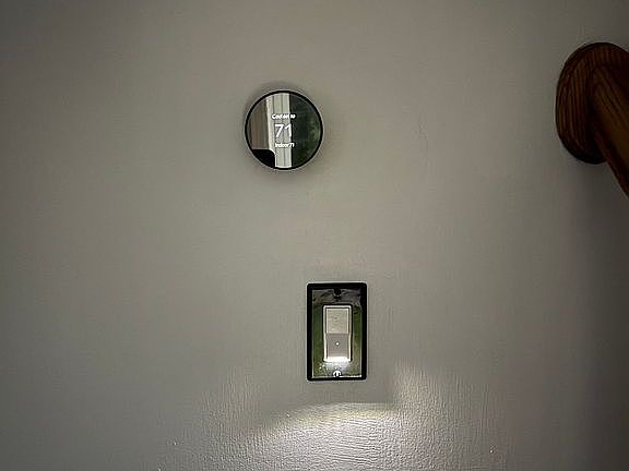 Thermostat and light switch