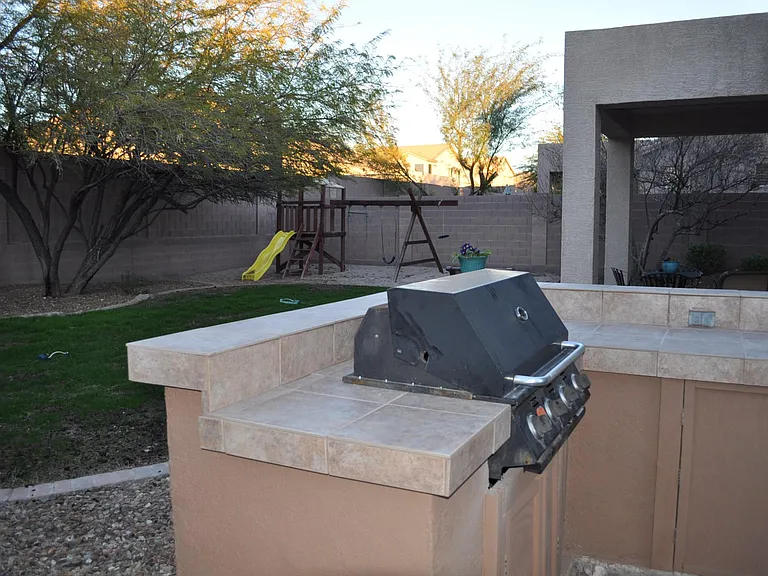BBQ with playset