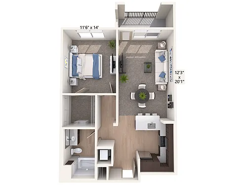 Floor plan A6-F-Esp