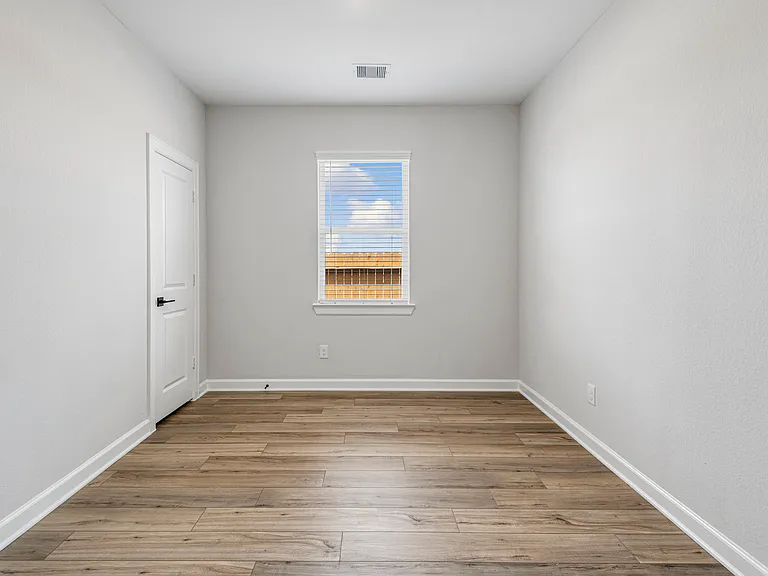 The flex room is perfect for a home office