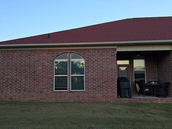 Rear view & patio