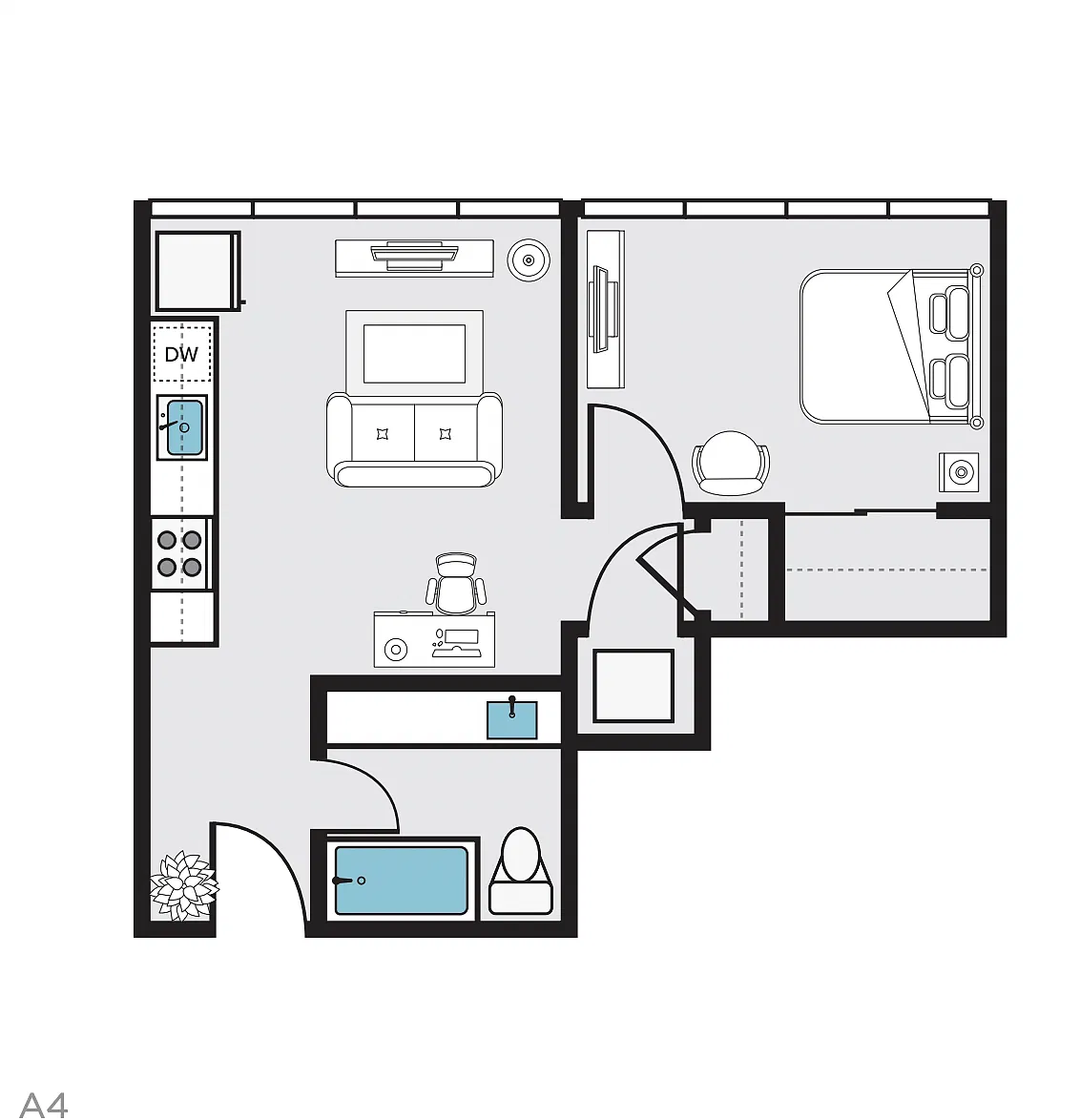 Floor plan A4