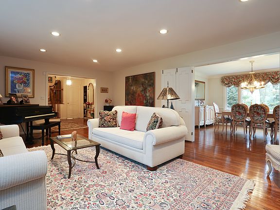 Living room leading to dining room