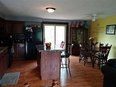 Kitchen. Open concept kitchen and living area.