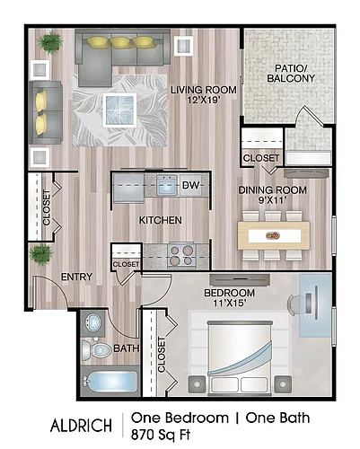 Floor plan Aldrich