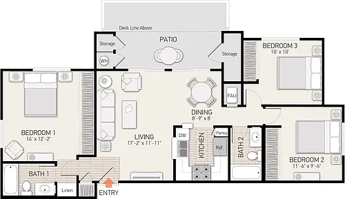 Floor plan Plan C
