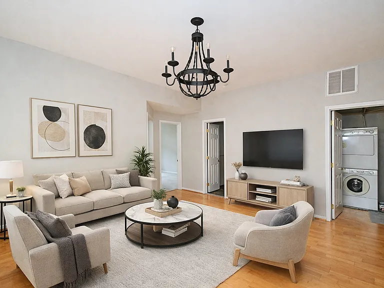 Virtually Staged Living Room