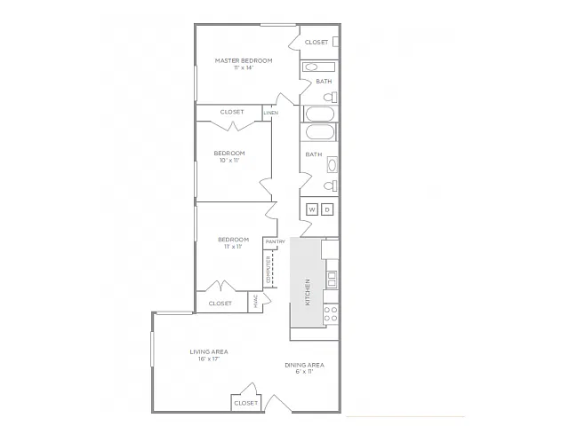 Floor plan The Hawthorne (East)