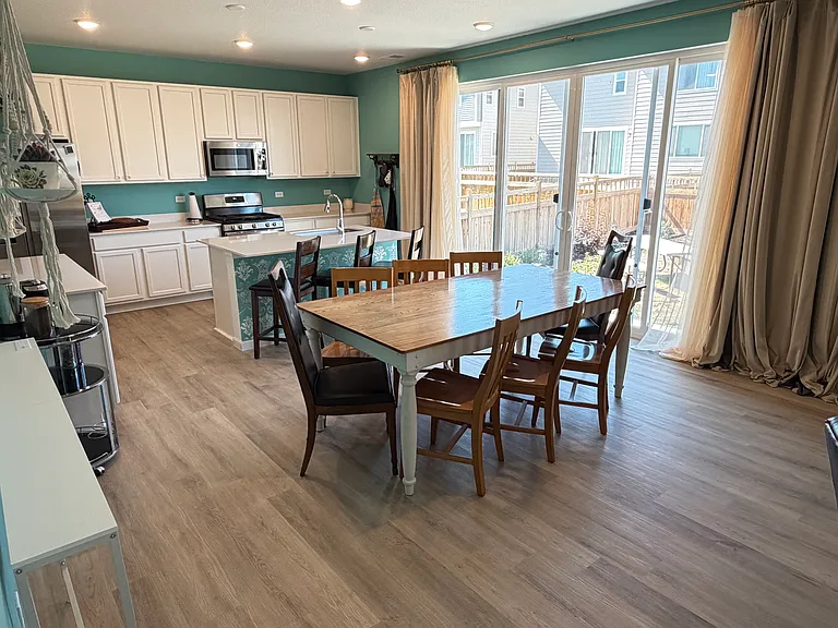 Kitchen and dining room