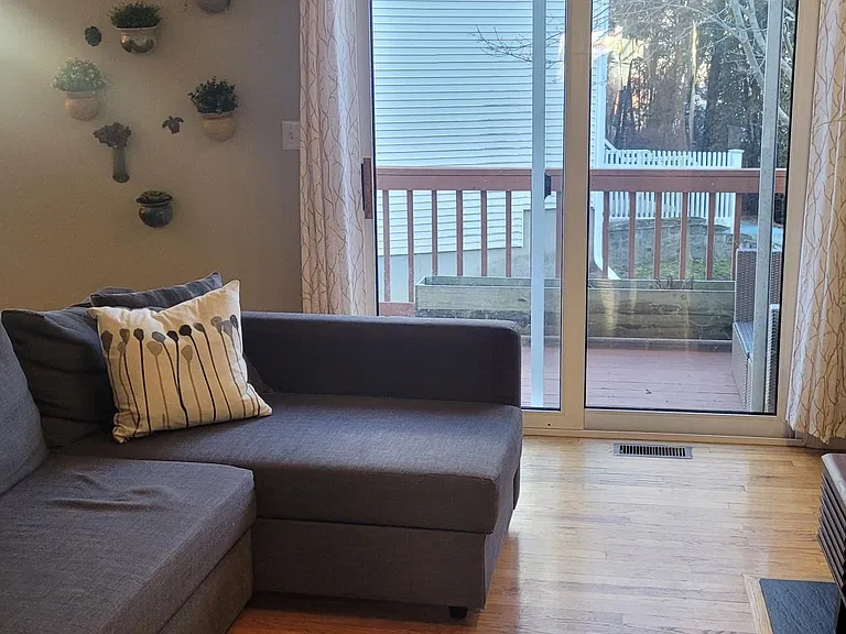 Living room to large slider