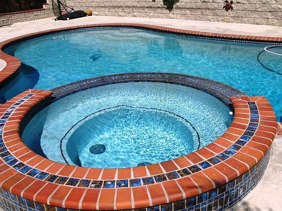 Large Refreshing Pool in Backyard