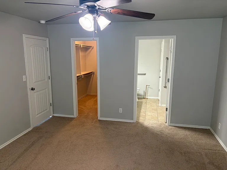 Master Bedroom and Walk in Closet