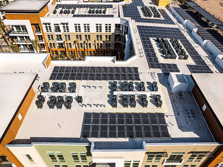 Solar Panels Power Aspire at Redwood
