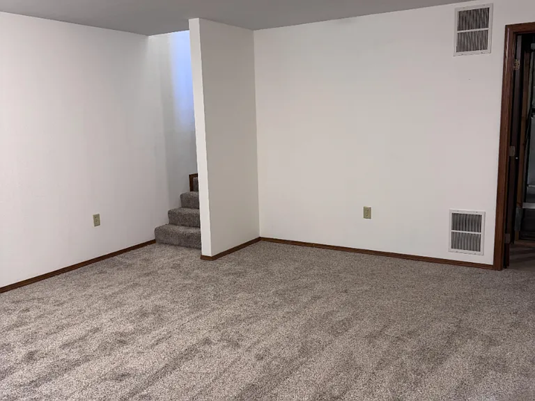 Large basement family room.