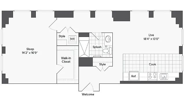 Floor plan Ansonia