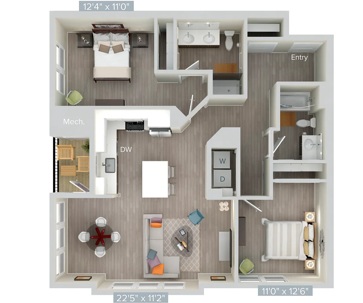Floor plan B8-urb-1152