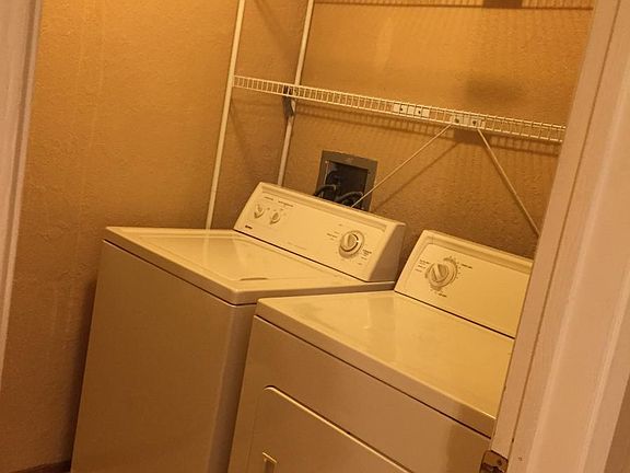 In-unit laundry - all on the same floor washer and dryer