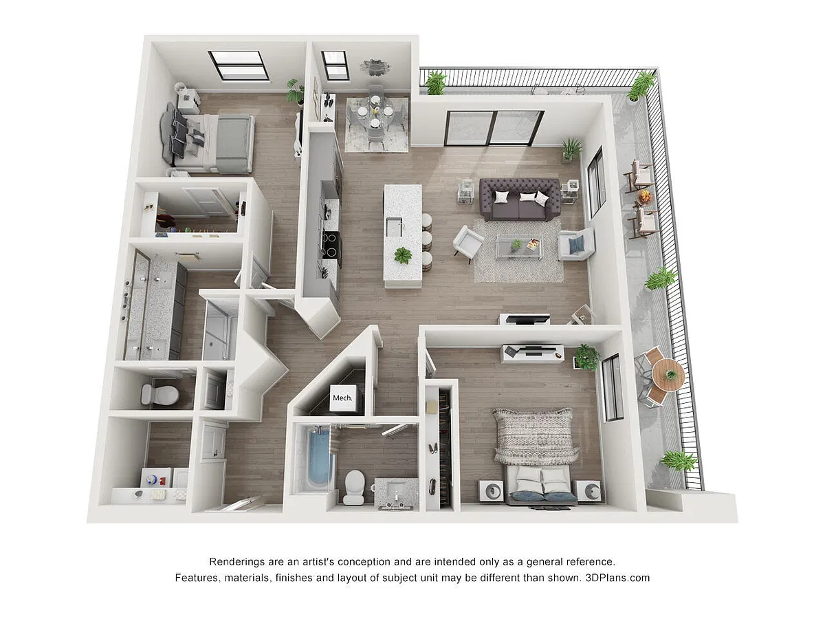 Floor plan B3