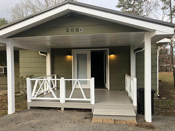 Entrance to Unit B with porch