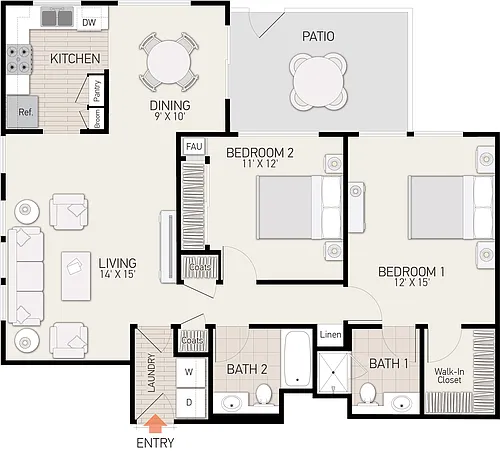 Floor plan Plan 7