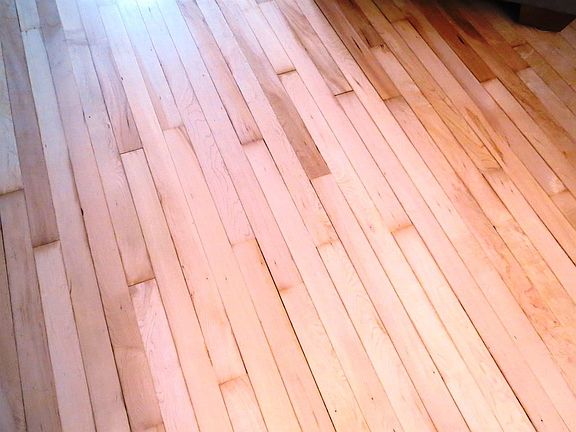 Newly Refinished Hardwood Floors