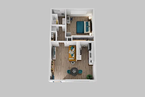 Floor plan 1 Bedroom