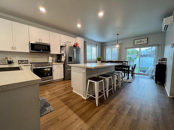 View of the Kitchen into the Backyard