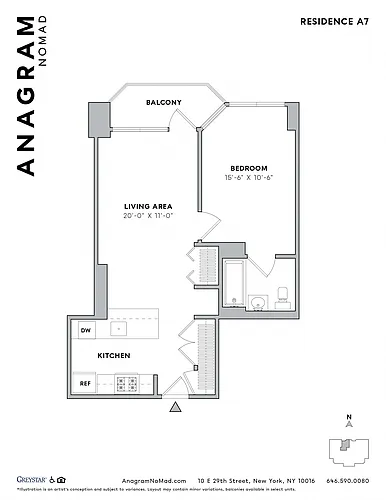 Floor plan A7