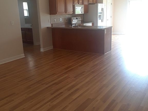 Living room/kitchen from front door