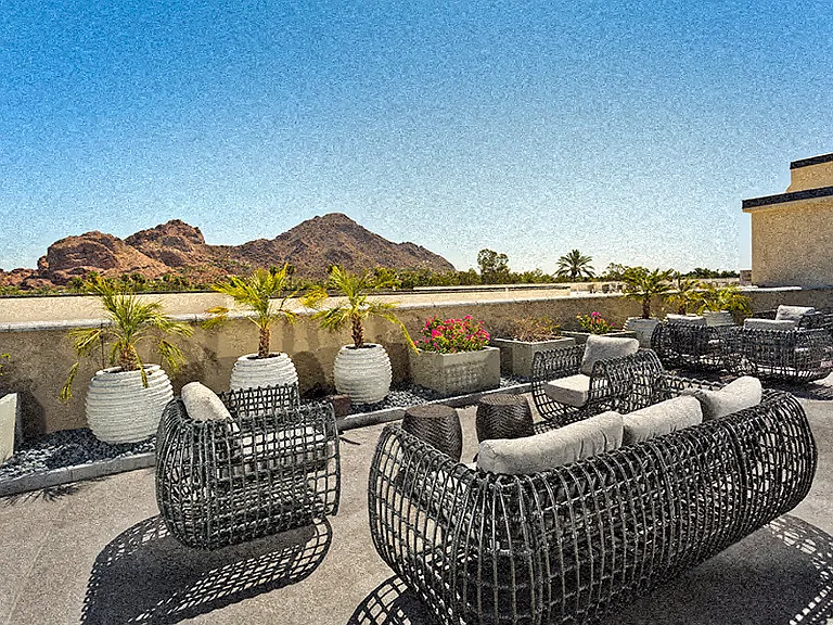 Rooftop terrace