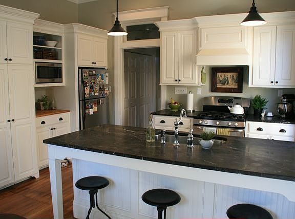 pantry & fridge side of kitchen