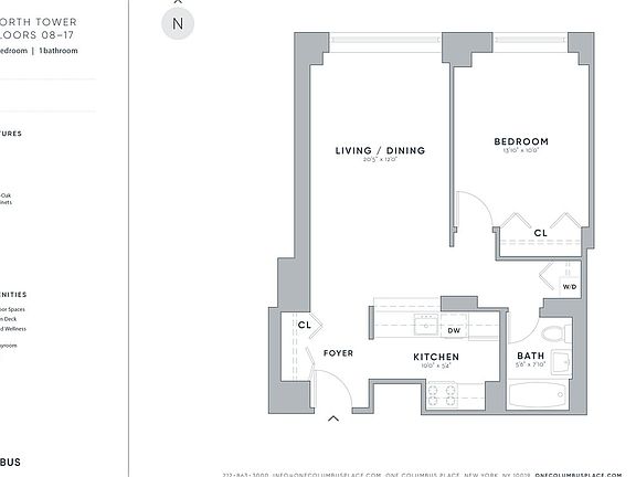 2nd image of 1 Columbus Pl APT N10e
