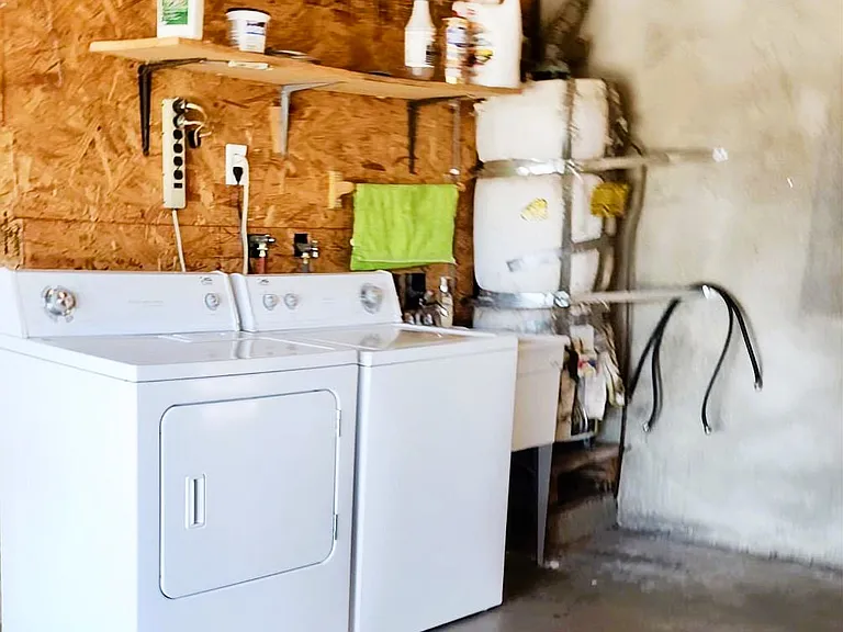 New washer and dryer.