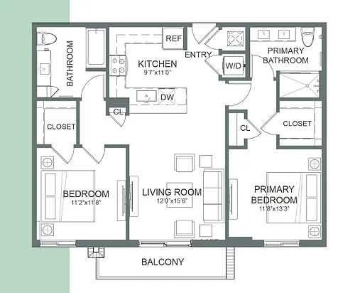 Floor plan B11
