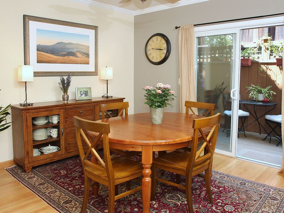 Dining room with patio