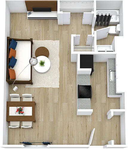 Floor plan Studio