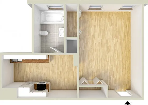 Studio floor plan Studio floor plan