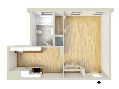 Floor plan Studio