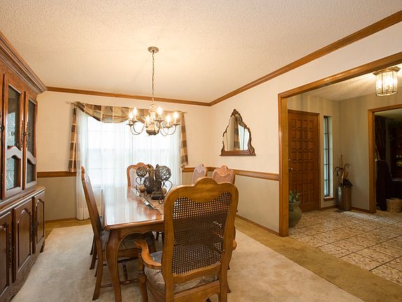 Dining Room with Chandilier Lighting