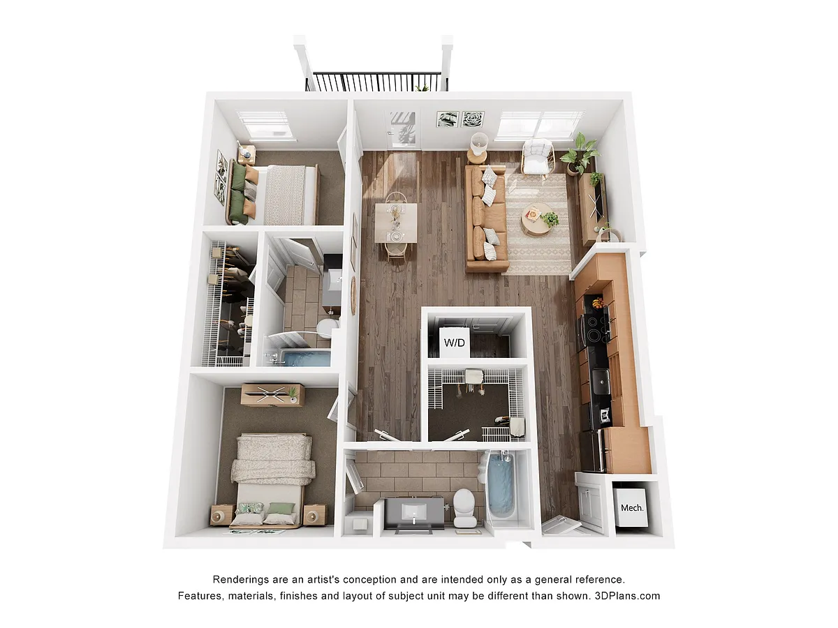 Floor plan B7