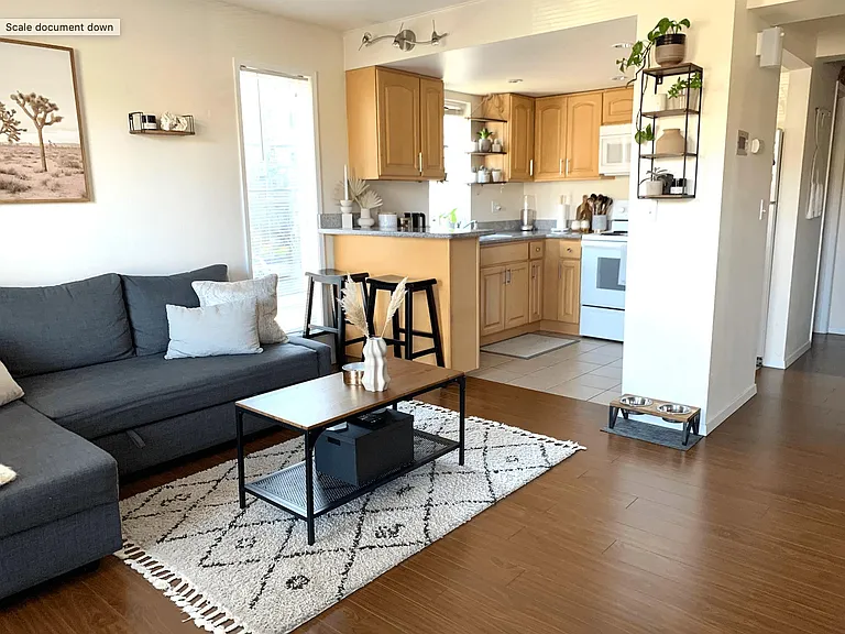 living and kitchen