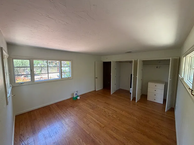 Bedroom #1 with large closets