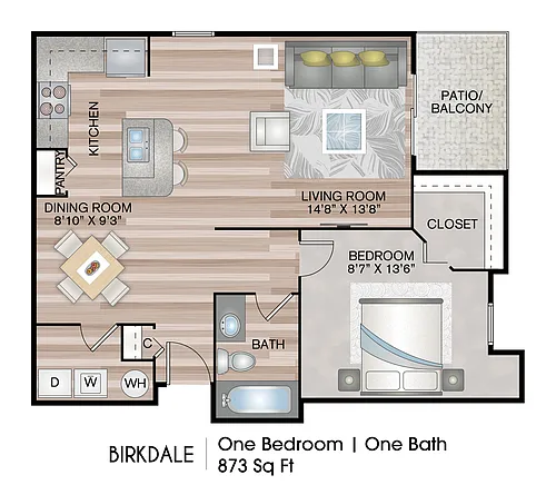 Floor plan BIRKDALE
