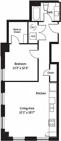 Floor plan 1C
