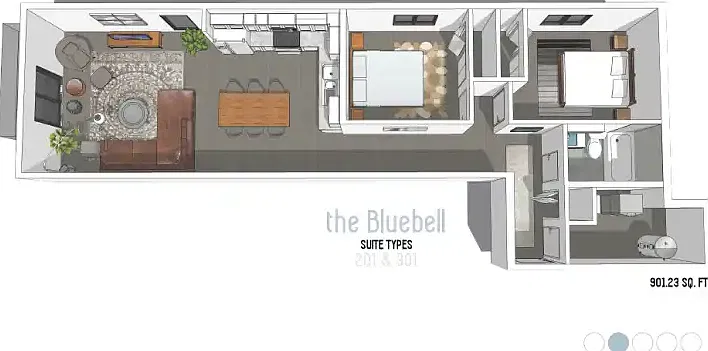 2 bed, 1.0 bath, 900 sqft, $1,470 — Photo 3