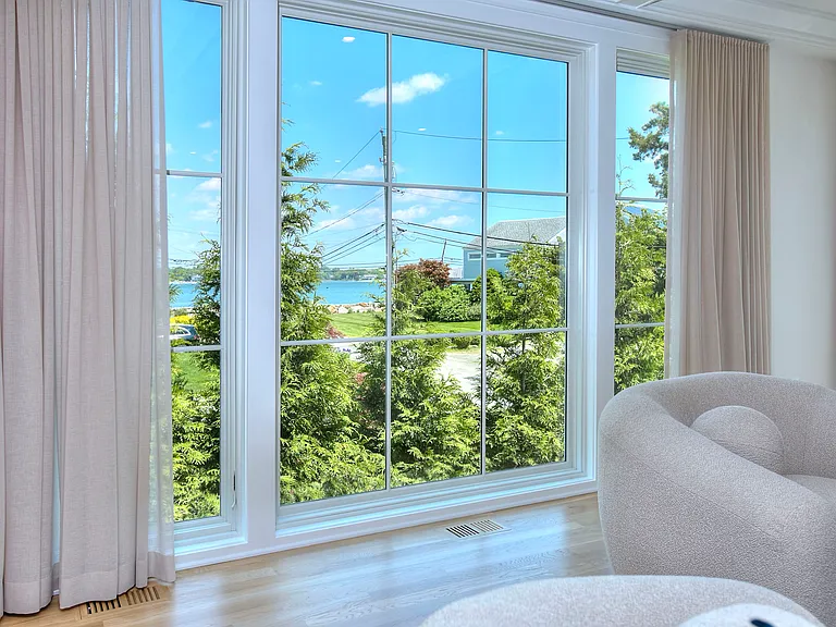 Floor to ceiling windows with breathtaking direct views of the Long Island Sound.